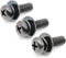 ReplacementScrews 1 Set of Metric Screws (Model RS-198133) Pan Head - Philips Drive - Black Plated (Pack of 3)...