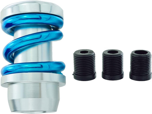 Abfer Shift Knobs Car Gear Weight Manual Knob Shifter Head Extension Fit for Most Automatic MT Transmission Vehicle (Blue)...