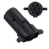 Miady Trailer Wiring Adapter, Heavy Duty Weatherproof 7 RV Blade to 4 Flat Trailers Light Connector Plug...