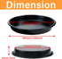 3pcs 7inch Non-Stick Bakeware Pizza Pan Aluminum Baking Pan for Healthy & Durable...