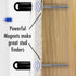 MagnetPAL Heavy-Duty Neodymium Anti-Rust Magnet, Magnetic Stud Finder, Hide-A-Key, Tool Holder & Retrieval, Most Powerful Magnet 12lb Pull, Indoor...