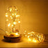 4 Pack Battery Operated Dewdrop Led Lights,Indoor Mini Fairy Lights With Timer Function,For Wedding Home Parties Christmas Holiday Decoration,6 Ho...