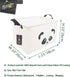 Rectangle Panda Storage Basket with Handles, Collapsible Storage Box,Cute Canvas Toy Bin for Pet/Kids,Gift Basket,Room Decor(PANDA)...