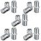 10 Pack RG6 Coaxial Cable Right Angle Connector F Type Female to Male Adapter Connector 90 Degree, F-Type Female to Female Coax Extender TV Cables...