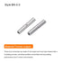 MECCANIXITY 300Pcs Non Insulated Butt Connectors 26-22AWG Wire Connector BN0.5 for Electrical Wire Crimp Ferrule Terminals...