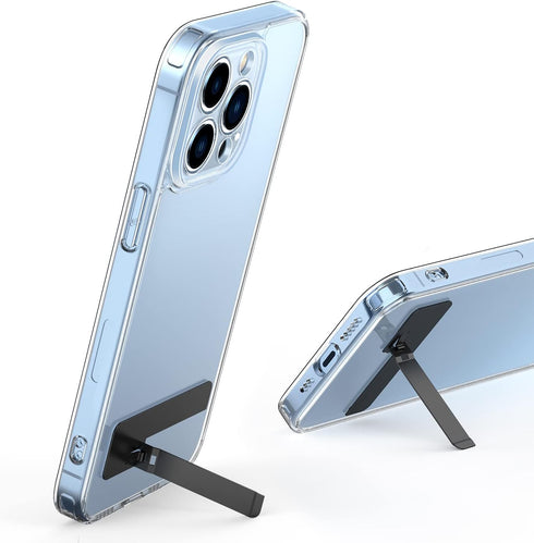 OUTXE 3 Pack Ultra-Thin Kickstand for Cell Phone Case, Horizontal/Vertical Desk Stand Holder Accessories for iPhone 15/14/13/12/11 Mini Plus Pro M...