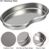 PATIKIL Stainless Steel Tray, 2 Pack 18.5x11.5cm Curved Flat Type Dish Lab Instrument Tool...