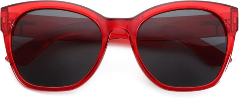 ZENOTTIC Cateye Polarized Sunglasses for Women - Oversized Sun Glasses UV400 Protection Retro Shades Designer Style...