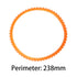 5pcs Planer Drive Belt for Makita 1900B BKP180 KP0080 KP0810 Power Tools Replacement Parts, Orange...