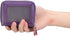 Women's RFID Blocking Leather Zipper Card Wallet Small Purse Credit Card Case Holder for Mother Day Gift (Purple)...