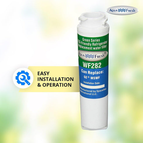 Aqua Fresh GE MSWF Water Filter Replacement Compatible with GE MSWF, 101820A, 101821B, MSWF3PK, MSWFDS, AP3997949, PC46783, PS1559689, WR02X12345 ...