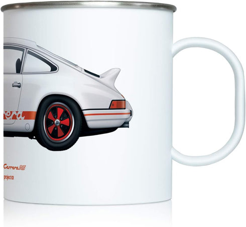1973 911 Carrera RS (White) illustration Coffee Mug...