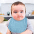 Vicloon Baby Bibs, 8Pcs Terry Bib Set, Baby Bibs for Girls & Boys, Terry Drool Cotton Bibs Waterproof Protection, Adjustable Hook-&-Loop Closure, ...