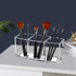 Acrylic Makeup Brush Organizer Holder Clear Cosmetic Brushes Storage with 3 Slots...