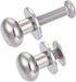 uxcell 9mm Head Dia. Round Knobs Pull Handle, 12pcs Zinc Alloy for Drawer Pulls Gift Box Cabinet Door Knobs with Screws, Silver Tone...