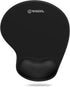 Soqool Mouse Pad, Ergonomic Mouse Pad with Comfortable Gel Wrist Rest Support and Non-Slip PU Base for Easy Typing Pain Relief, Durable and Washab...