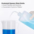 4PCS Plastic Graduated Cylinders Set 10ml 25ml 50ml 100ml, 5PCS Plastic Beakers Set 50ml 100ml 250ml 500ml 1000ml with 4PCS Pipettes,1PCS Plastic ...