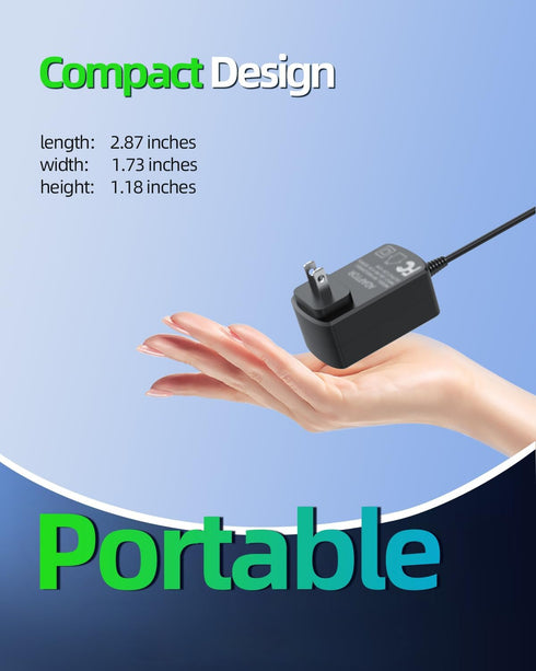 27V 26.5V Replacement Charger fit for WLUPEL Hero 8, Oraimo OSV-102 22.2V Cordless Vacuum Cleaner Battery Power Adapter Cord (NOT FIT 25.9V Batter...