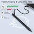 Stylus Pen for iPad, 13 mins Fast Charge Stylus with Palm Rejection, Tilt Sensitivity, Compatible with 2018-2024 iPad Air 3/4/5/6, iPad Mini 5/6, ...