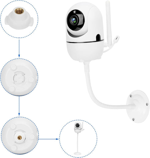 Baby Monitor Wall Mount Holder Compatible with HelloBaby HB65/HB6550/HB6339/HB6558/HB66/HB248,ANMEATE SM935E/SM650,Bonoch,ChildsFarm Baby Monitor,...