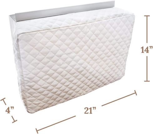 Sturdy Covers Indoor AC Cover Defender - Insulated Indoor Air Conditioner Unit Cover (White, 14 x 21 x 4)...