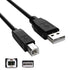 Replacement 10FT USB PC Data Transfer Host Cable Cord Printer Cable for HP DESKJET 1000 1010 1510E 2510 2512 2540 3000 3510 3520...