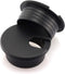 HJ Garden 2pcs 2 inch Desk Wire Cord Cable Grommets Hole Cover for Office PC Desk Cable Cord Organizer Plastic Cover Black...