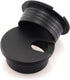HJ Garden 2pcs 2 inch Desk Wire Cord Cable Grommets Hole Cover for Office PC Desk Cable Cord Organizer Plastic Cover Black...