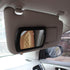 Sun Visor Mirror Clip on, Silence Shopping Car Makeup Vanity Mirror Car Cosmetic Mirror Sun-shading Mirror Black Auto Supplies 11cm/4.3''x7cm/2.7'...