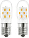 LED Microwave Light Bulb Over Stove Appliance Replacement 40W Incandescent for Refrigerator, Dimmable Range Hood E17 Intermediate Base Warm White ...
