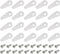 uxcell 20 Pieces Picture Frame Turn Button, 24X10mm for Hanging Pictures Photos Drawing Crafts, Plastic with 20Pcs Screws Hardware Backing Clips W...