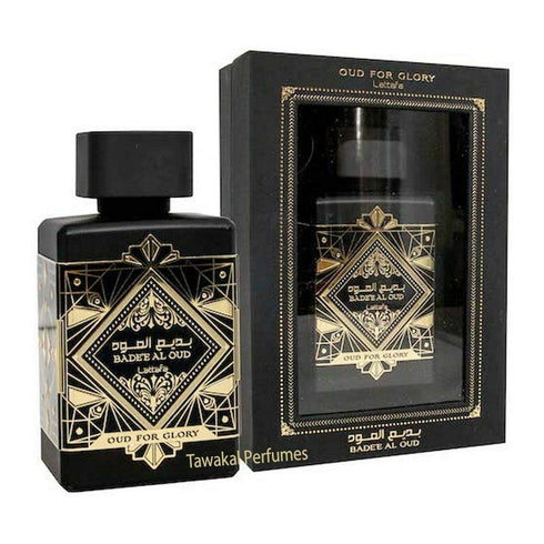 Lattafa Perfumes Bade'e Al Oud Oud for Glory Eau De Parfum Spray for Unisex 3.4 Ounce...
