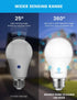 Dusk to Dawn LED Light Bulbs Outdoor, 13W Ultra Bright(100W Equivalent), 2700-Kelvin Soft White Lightbulb Built-in Photocell Sensor, Auto On/Off B...