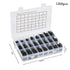1200Pcs O Ring Kit 24 Sizes O Rings Assortment Rubber O-Ring Sealing Gasket Washer Seal Assortment Set NBR Metric O-Ring Assortment Kit for Plumbi...