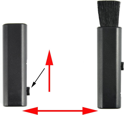 Keyboard Cleaning Brush Kit, 4 in 1 Keyboard Cleaning Brush, Air Blower, Lens Cloth, Retractable Goat Hair Brush......