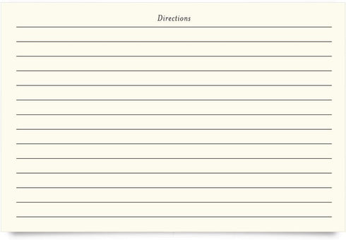Jot & Mark Recipe Cards 4x6 Inches Blank Double Sided, 50 Count (Modern Minimal)...