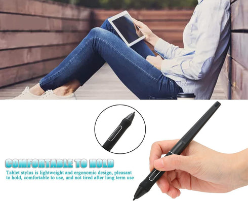 Stylus Digital Pen for Touch Screens,Stylus Smart Pencil,PW507 Portable Graphic Tablet Pen 8192 Level High Sensitivity Digital Tablet Stylus Black...