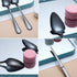Black Grapefruit Spoons 3 Pieces Set, 2 Stainless Steel Grapefruit Spoon And 1 Grapefruit knife With Titanium Plating, Grapefruit Utensil Set, Ser...