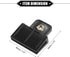 2Pcs Black Window Door Glass Channel Retainer Clip, 1.73"x1.57"x0.51" Glass Regulator Holder Sash Clip Universal for Car Truck Van Plastic?Body an...