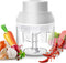 8.45oz 45W Portable Eletric Food Chopper, with 1200mAh Battery, Chopping Bowl, For Meats, Baby Food, Pet Food, Sauce Making, Garlic, Pepper, Nuts ...