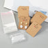 Femtindo 150 Pack Earring Cards for Jewelry Packaging DIY Earrings Holder Display Card with Bag for Studs Selling (Brown(Earring Card), 5x6.5cm)...