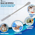 A2Z-DE001 Stainless Steel Double Ended Micro Lab Spatula Sampler, Square & Flat Spoon End, 7" Length...
