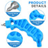 Hestya 2 Pcs 2-in-one Drip Irrigation Tubing Hole Punch and Fitting Insertion Tool and 50 Pcs 1/4" Drip Irrigation Fittings Kit 25 Barbed Connecto...