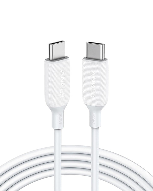 Anker Powerline III USB C to C 100W 6ft Charging Cable for iPhone 15/15 Pro, iPad Mini 6, iPad Air 4, MacBook Pro, Samsung Galaxy S23+/S23 Ultra (...