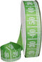 Morex Goal Line Ribbon, Grosgrain, 1.5 inch by 20 yards, Green...