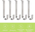 Vinyl Siding Hangers, 10PCS Heavy Duty Stainless Steel Low Profile No Hole Hanger Vinyl Siding Hooks No Damage No Drill Hook for Hanging Outside H...