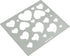 Aleks Melnyk No.203 Metal Stencil for Jewelry, Shape Earring Heart Cutouts Stencil, Lapidary Template for Cabochons, Jewelry making Templates, Bra...