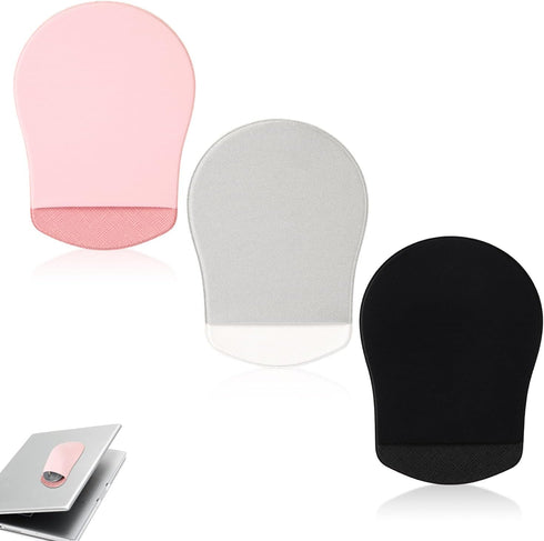 3pcs Mouse Pouches, Universal Stick-On Mouse Pouches with Reusable Adhesive Slim Mouse Holders Mouse Pockets for Laptop Mouse Storage Bags for Com...