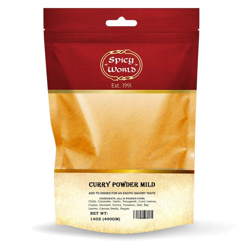 Madras Curry Powder Mild 14 oz | Authentic 12 spice blend - by Spicy World...