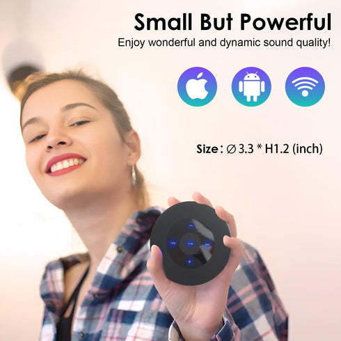 XLEADER Small Bluetooth Speaker (Gift Box Packed) Portable Speakers Bluetooth Wireless with Mic/Micro SD/Aux input, Touch Design, Deep Bass, 12H P...